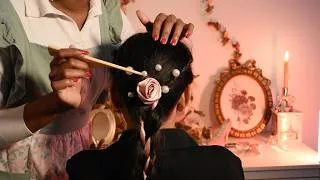 Miniature : ASMR Perfectionist Hairstylist ✂️ Real Person Hair Play, scalp massage for INSTANT SLEEP
