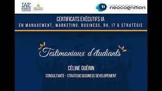 Miniature : Témoignage de Céline Guérin, Consultante en Strategic Business Developement