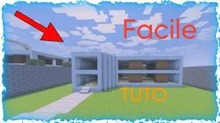 Miniature : TUTO BELLE MAISON MODERNE FACILE A FAIRE | MINECRAFT