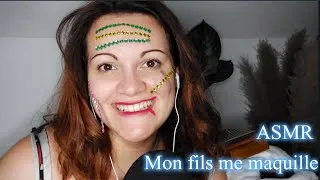 Miniature : ASMR ▪︎ Mon fils fait de l'ASMR (il me "maquille" et fait des déclencheurs) 💕