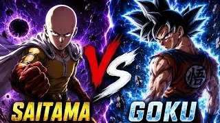Miniature : Saitama vs GOKU Saitama FOUDROIE Goku 💀fin du debat