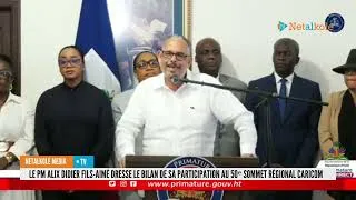 Miniature : Alix Didier Fils-Aimé fè bilan apre patisipasyon li nan 50yèm reyinyon CARICOM nan