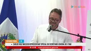 Miniature : Pacte national en Haïti | Le discours de circonstance du représentant de l’ONU Carlos Ruiz Massieu