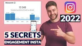 Miniature : SECRETS INSTAGRAM - Comment augmenter l'engagement sur Instagram (SEO INSTAGRAM 2022)