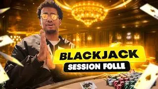 Miniature : CETTE SESSION BLACKJACK IRL EST VRAIMENT LÉGENDAIRE ! 🃏🤯🙈