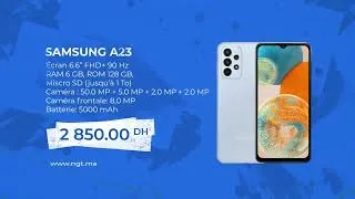 Miniature : Collection de Smartphone Samsung chez NGT Maroc
