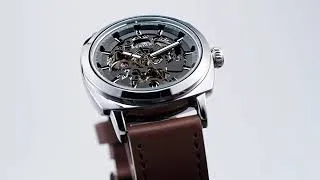 Miniature : Montre mécanique Automatique pour Homme - Bracelet en Cuir