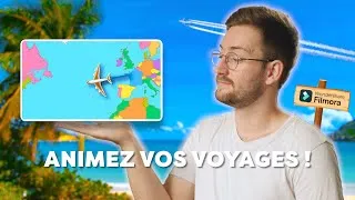 Miniature : Comment Faire Une Animation De Carte De Voyage Facilement - Tuto Filmora