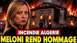 Miniature : Incendie dans un orphelinat en Algérie Giorgia Meloni rend hommage aux victimes comme Crans Montana