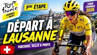 Miniature : Tour de France Femmes 2026 : Découvrez le parcours explosif de la première étape à Lausanne !🌔