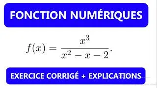Miniature : EXERCICE CORRIGÉ SUR LES FONCTIONS NUMÉRIQUES - Terminale MATHS