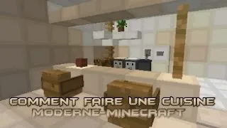 Miniature : [COMMENT FAIRE UNE CUISINE MODERNE-MINECRAFT]