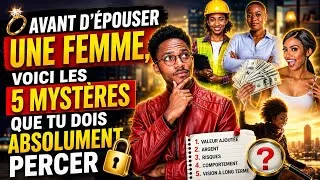 Miniature : 💍 **AVANT D’ÉPOUSER UNE FEMME, VOICI LES 5 MYSTÈRES QUE TU DOIS ABSOLUMENT PERCER 🔐** 