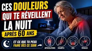 Miniature : Ces douleurs qui te réveillent la nuit après 60 ans — et ce que tu peux faire dès ce soir