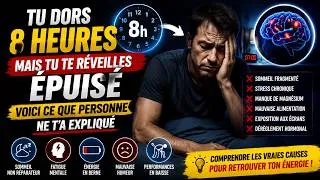 Miniature : Tu dors 8 heures mais tu te réveilles épuisé — voici ce que personne ne t'a expliqué
