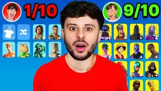 Miniature : Je Note les Comptes Fortnite de Mes Petits Frères ! (9 et 13 ans)