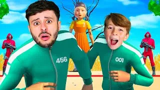Miniature : J'ai Participé à Squid Game avec Mon Petit Frère...
