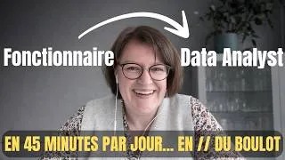 Miniature : Fonctionnaire → Data Analyst (en 8 mois avec famille et boulot en // ) !