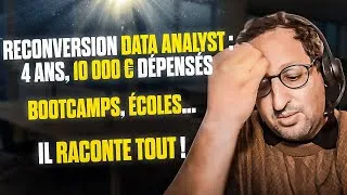 Miniature : 4 ans et 10 000 € pour devenir Data Analyst… IL BALANCE TOUT !