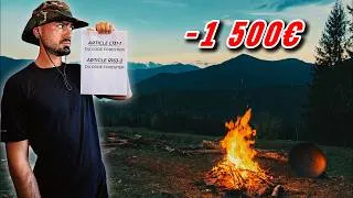 Miniature : La RÉGLEMENTATION du FEU DE CAMP en FRANCE. Feu de camp sur bivouac