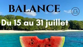 Miniature : Balance -du 15 au 31 juillet - Déménagement ou mouvement