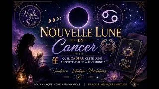 Miniature : Nouvelle Lune en Cancer du 14 juillet 2026 – Le cadeau de cette lunaison -  par signe