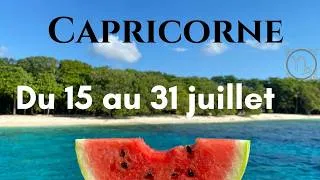 Miniature : ♑  Capricorne - 15 au 31 juillet - Travail, espoir et abondance