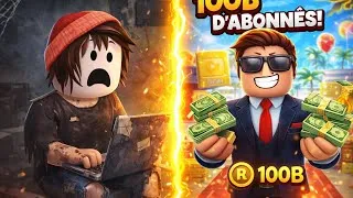 Miniature : DE 0 À 100 MILLIARDS D’ABONNÉS 😱 (ROBLOX)