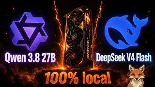 Miniature : Qwen 3.8 27B vs DeepSeek V4 Flash : duel 100% local, qui gagne ?