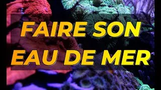 Miniature : Comment préparer son eau de mer aquarium récifal - changement d'eau - test densimètre