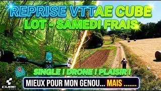 Miniature : LE RETOUR ! Gros Singletracks en VTTAE Cube dans le Lot (Session Drone) 🪵🎒