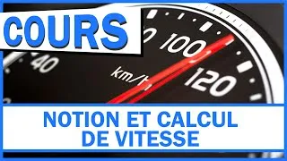 Miniature : NOTION ET CALCUL DE VITESSE