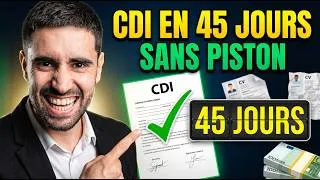 Miniature : Comment décrocher un CDI en 45 JOURS sans piston (méthode 2026)