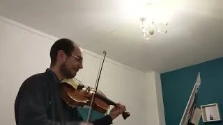 Miniature : Jean-Sébastien Bach, courante de la 2e suite BWV 1008 (alto)