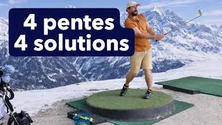 Miniature : Les coups en pente au golf