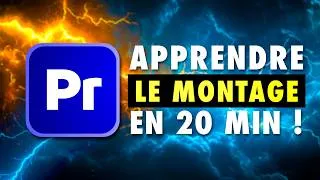 Miniature : Apprendre le MONTAGE vidéo sur PREMIERE PRO en 20 min ! Tutoriel Débutant 2026