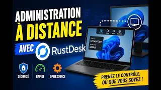 Miniature : RustDesk : Contrôle de bureau à distance sans ouverture de port !