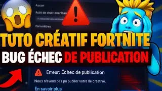 Miniature : BUG "Échec de publication" FORTNITE ? Voici LA SOLUTION ✅ (Tuto Créatif)