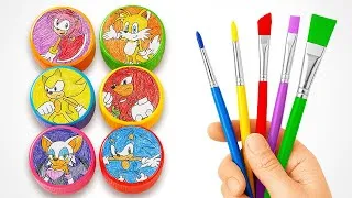 Miniature : Peindre Sonic et ses Amis | Couleurs pour enfants | Meilleure Vidéo pour les Petits en Maternelle