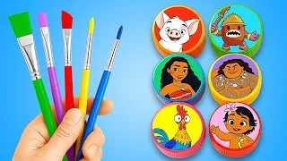 Miniature : Peinture des Personnages de Vaiana| Couleurs pour Enfants | Vidéo pour les Tout-petits en Maternelle