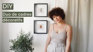 Miniature : DIY créatif : duo de cadres décoratifs