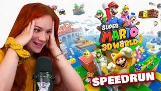 Miniature : Mon TOUT PREMIER speedrun sur Mario 3D World !