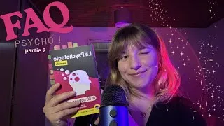 Miniature : ASMR 🧠 Étudiante en psychologie : je réponds à toutes vos questions ! partie 2 ✨