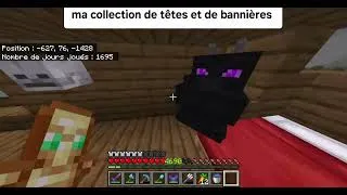 Miniature : Minecraft ma collection de têtes et de bannières ##minecraft #piglin #minecraftvideos #gaming #gamer