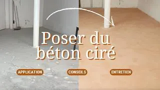 Miniature : Je pose du BÉTON CIRÉ au bureau !