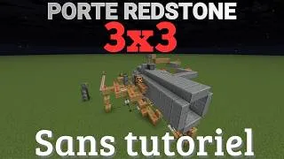 Miniature : Un Noob en Redstone peut il faire une porte 3x3 ?