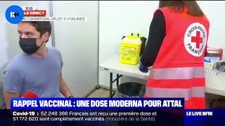 Miniature : Gabriel Attal a reçu sa dose de rappel devant les caméras dans les Yvelines