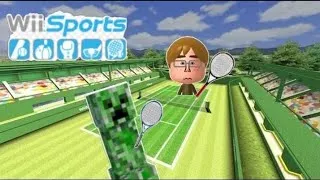 Miniature : Le mii creeper sur wii sport au tennis contre Chris attention vidéo explosive 💣 
