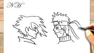Miniature : Tuto comment dessiner ‎naruto et sasuke facilement