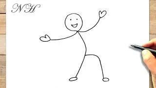 Miniature : Comment dessiner un ‎stickman facile